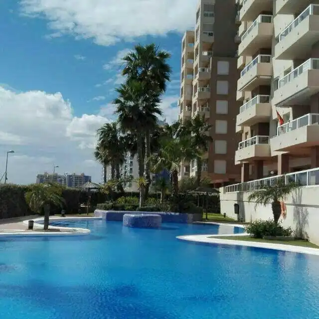 Piscina de Àtic en venda en La Manga del Mar Menor amb Aire condicionat, Moblat i Balcó