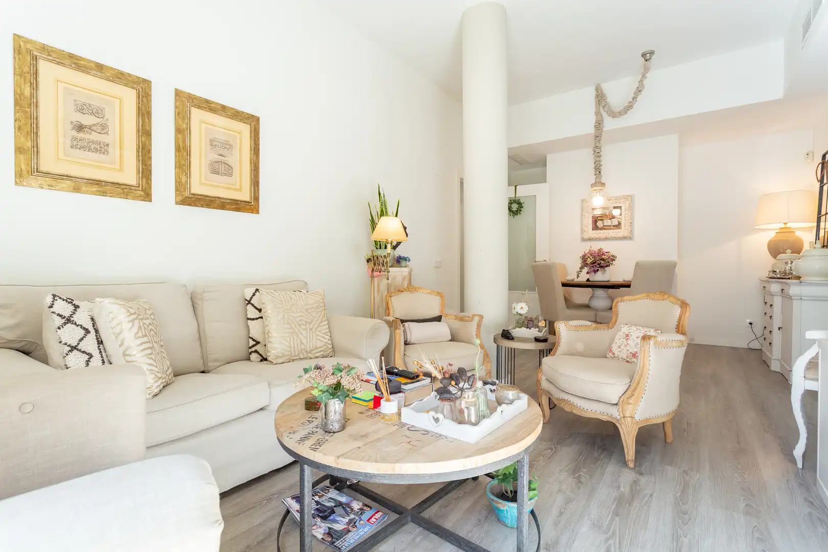 Sala d'estar de Planta baixa en venda en Torredembarra amb Aire condicionat, Calefacció i Jardí privat