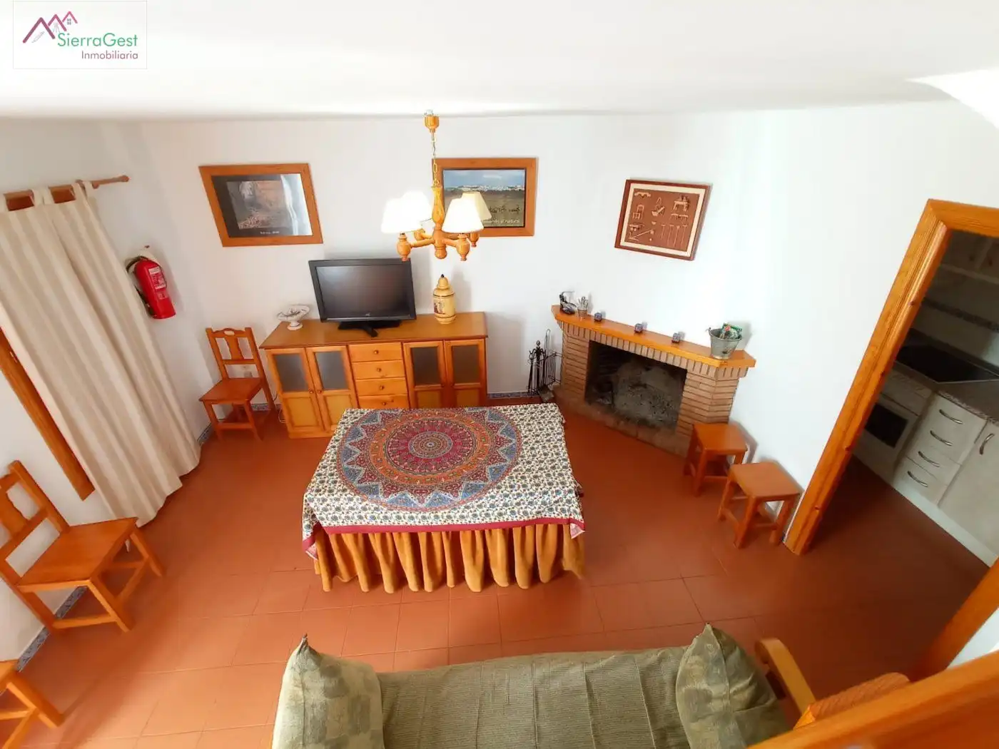Sala de estar de Casa o chalet en venta en Grazalema con Balcón