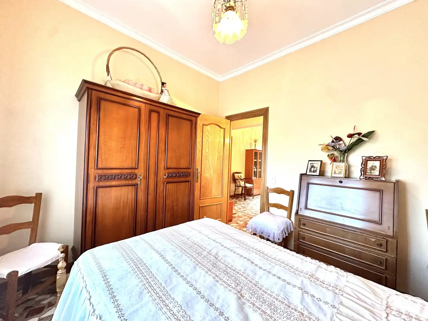 Schlafzimmer von Country house zum Verkauf in Lorca mit Klimaanlage und Privatgarten