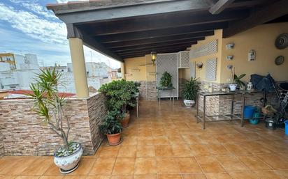 Terrace of Single-family semi-detached for sale in Algeciras  with Air Conditioner, Heating and Parquet flooring