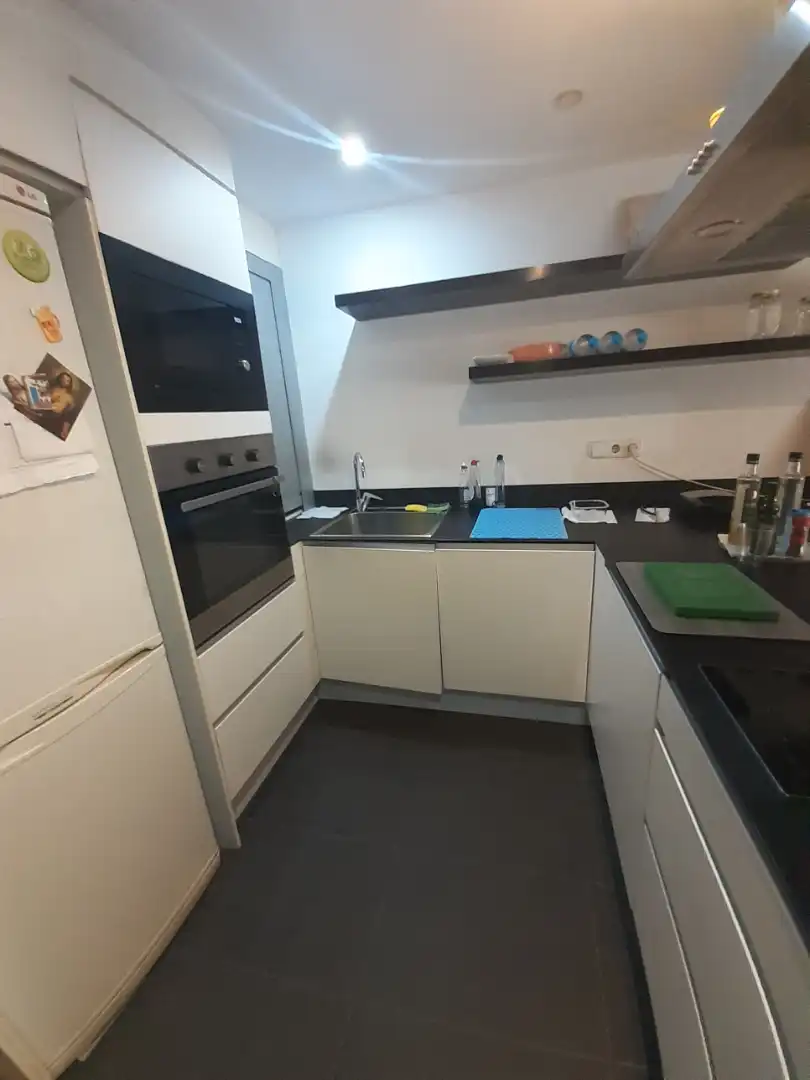 Kitchen of Flat for sale in Barcelona  with Air Conditioner, Heating and Parquet flooring