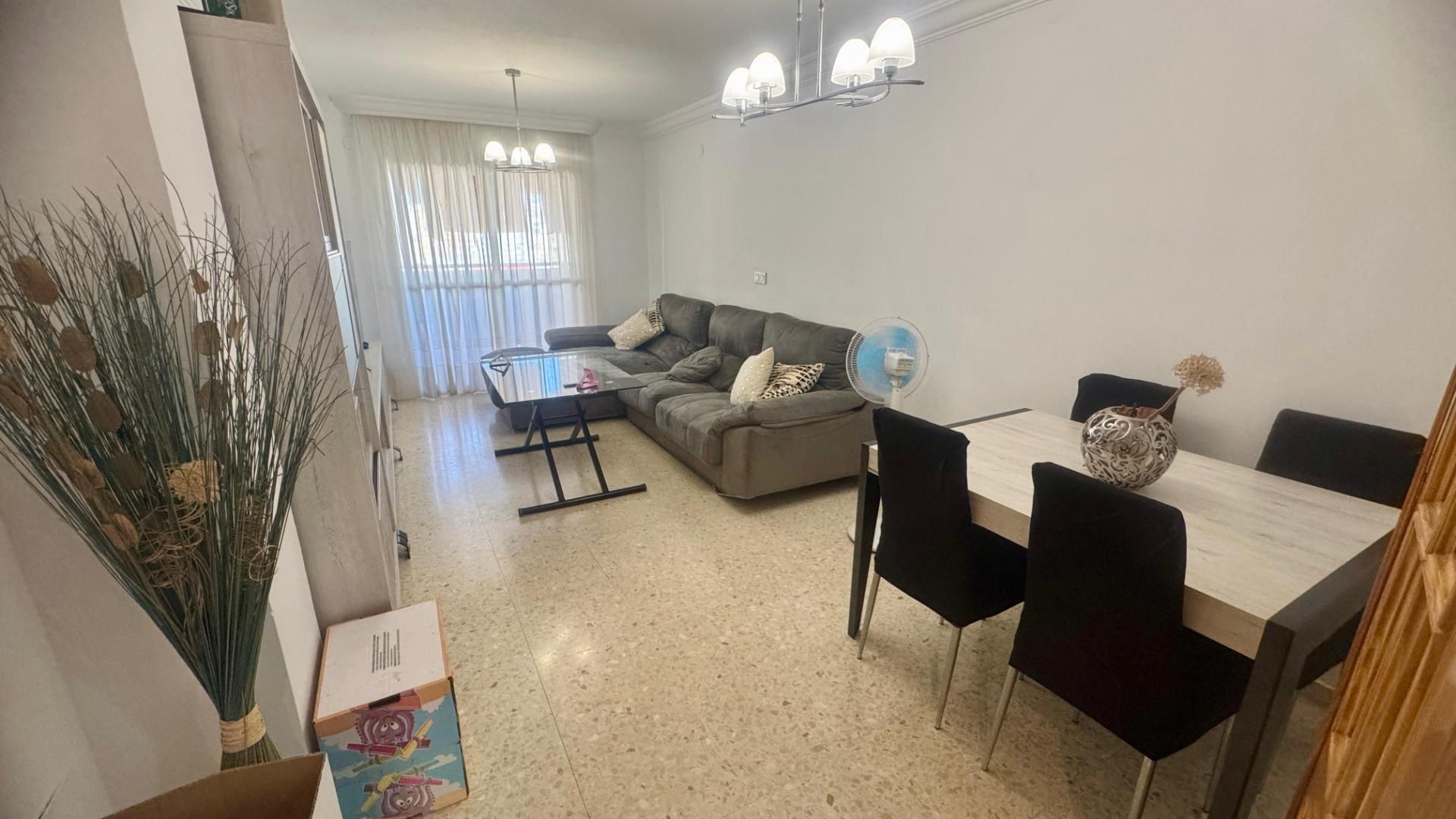 Living room of Flat for sale in Málaga Capital  with Air Conditioner and Terrace