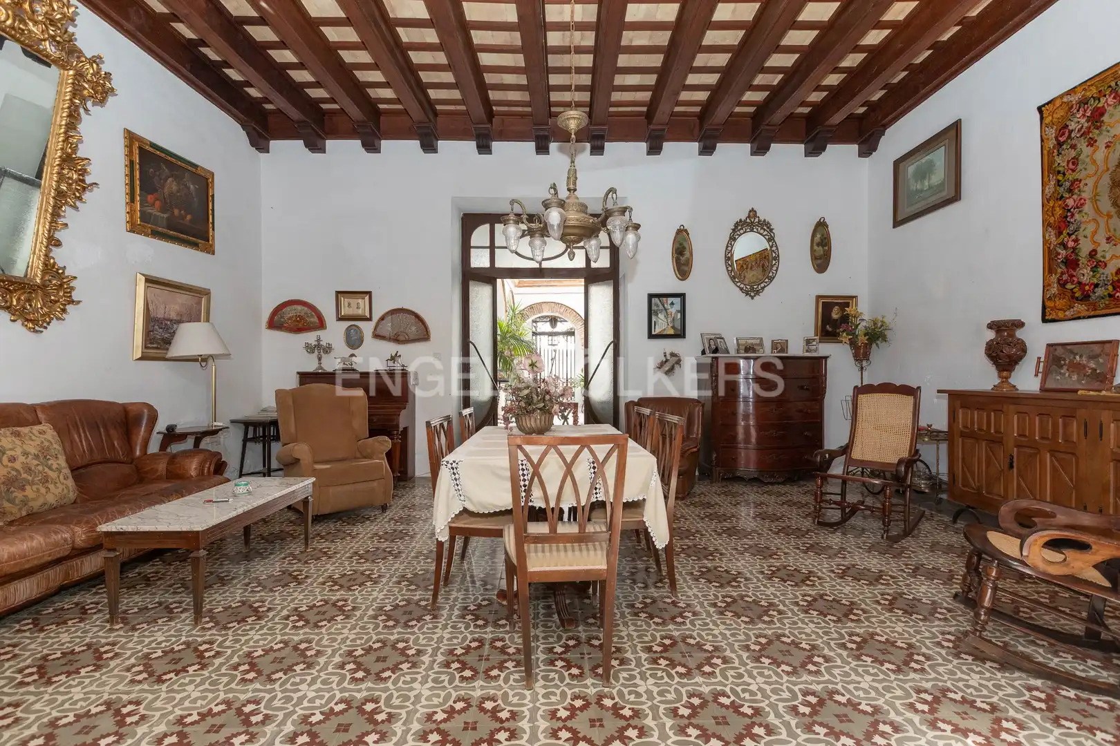 Dining room of Houses for sale in Écija  with Air Conditioner, Heating and Private garden