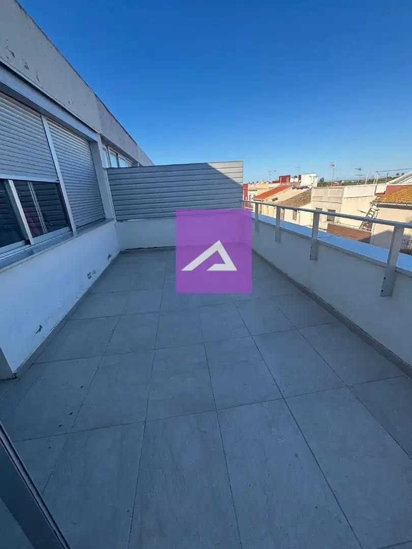 Terrassa de Casa adosada en venda en Sueca amb Aire condicionat, Jardí privat i Terrassa