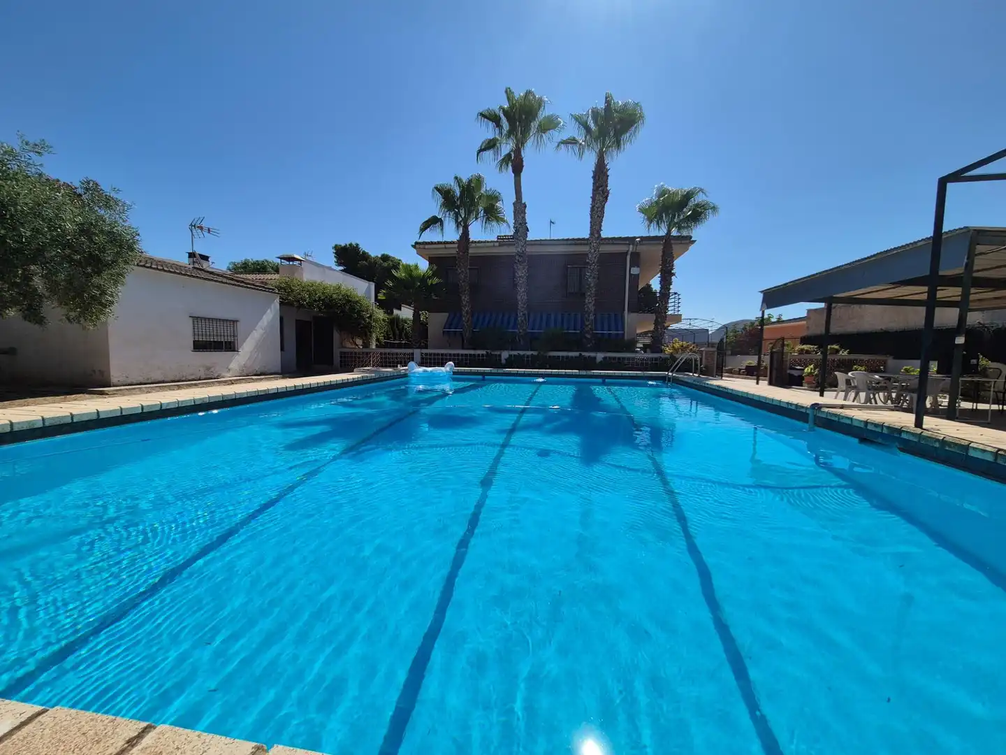 Piscina de Casa o xalet en venda en Elda amb Jardí privat, Terrassa i Traster