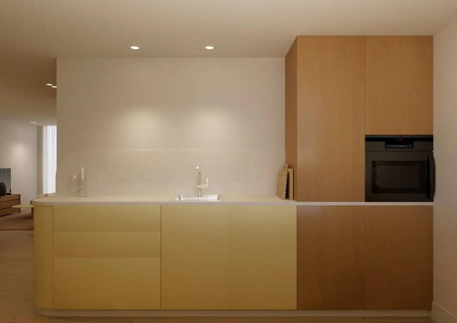 Kitchen of Flat for sale in Moncofa  with Air Conditioner and Heating