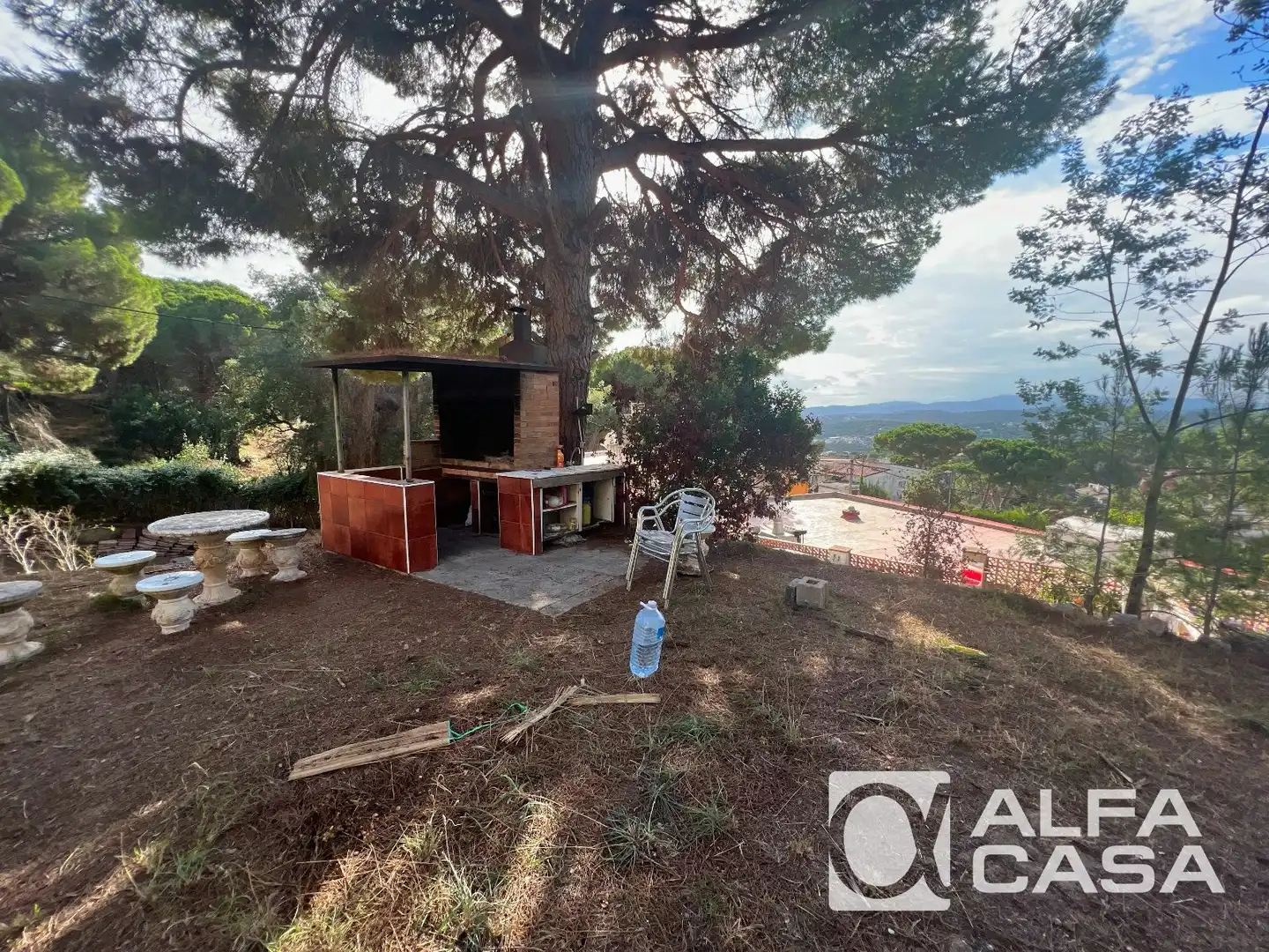 Garden of Commercial properties for sale in Lloret de Mar  with Air Conditioner, Parquet flooring and Internet