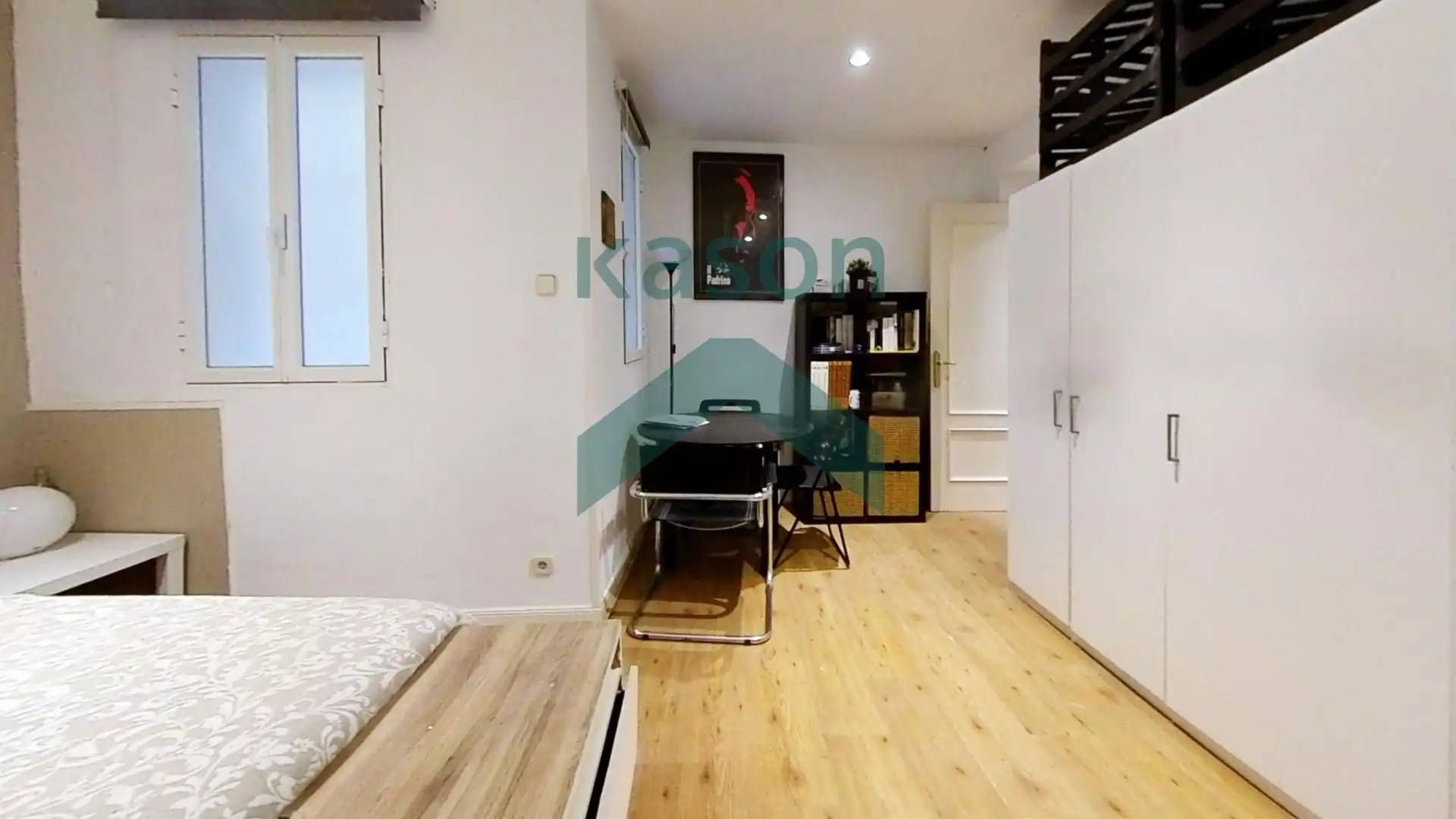 Habitación de Apartamento de alquiler en Madrid con Calefacción y Amueblado