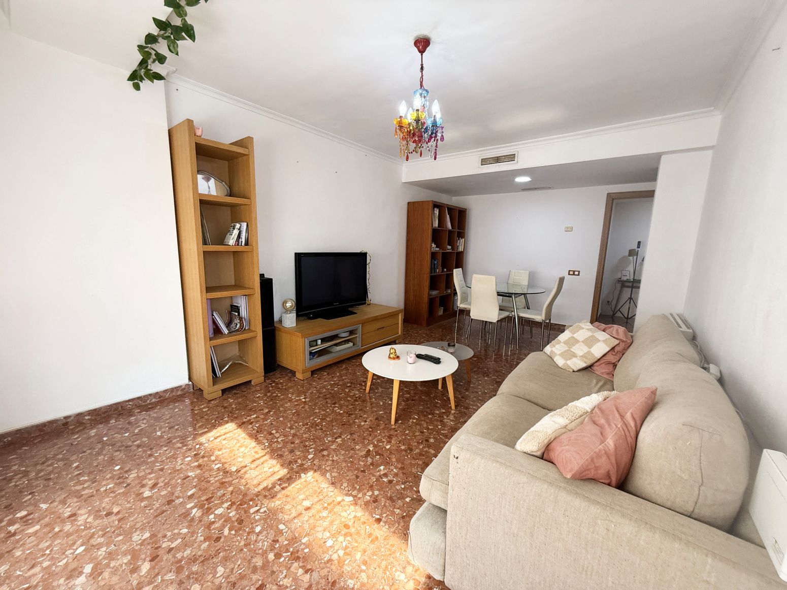 Living room of Flat for sale in Alboraya  with Air Conditioner, Storage room and Balcony