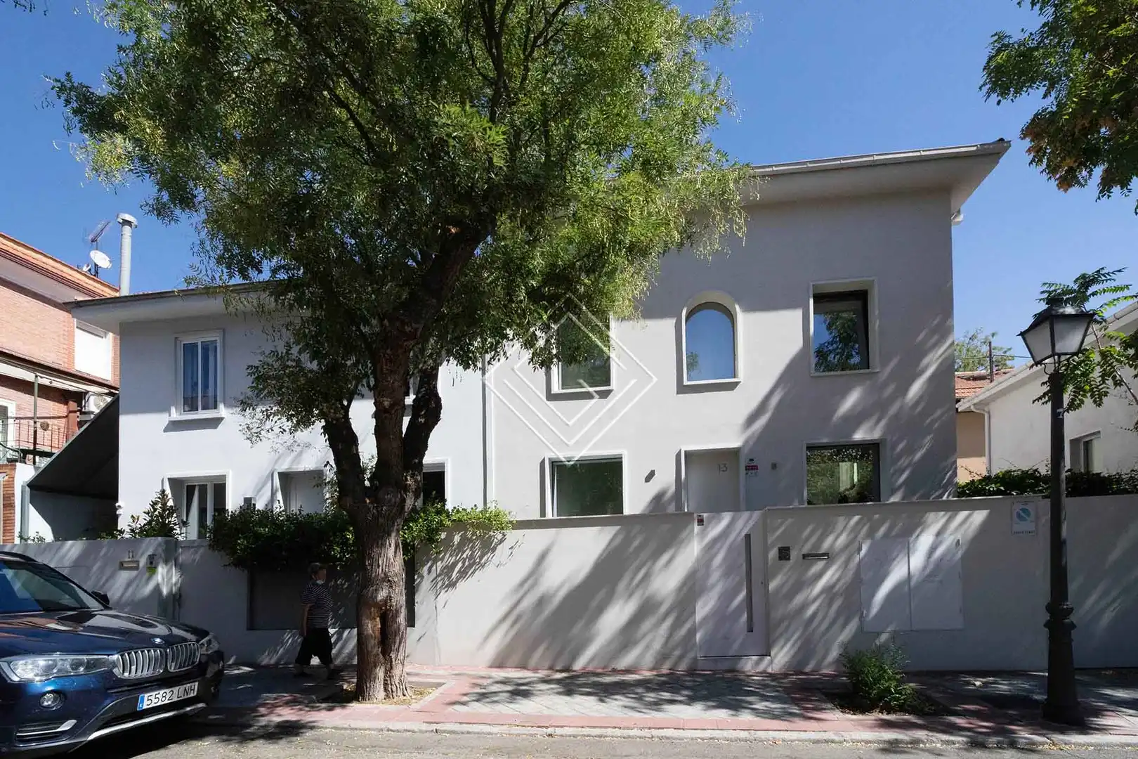 Exterior view of Houses for sale in Madrid  with Private garden and Swimming Pool