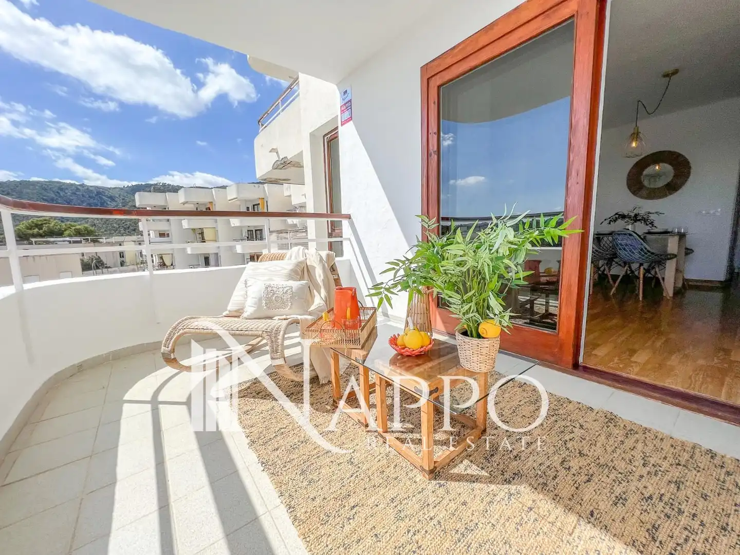 Terrasse von Wohnung zur Miete in  Palma de Mallorca mit Klimaanlage, Heizung und Terrasse