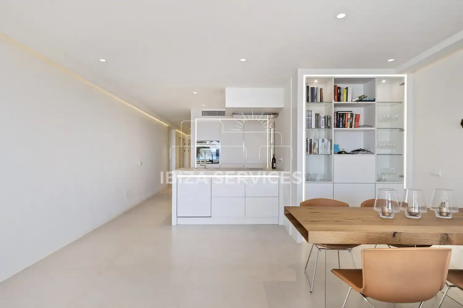 Kitchen of Flat for rent in Eivissa  with Air Conditioner and Swimming Pool