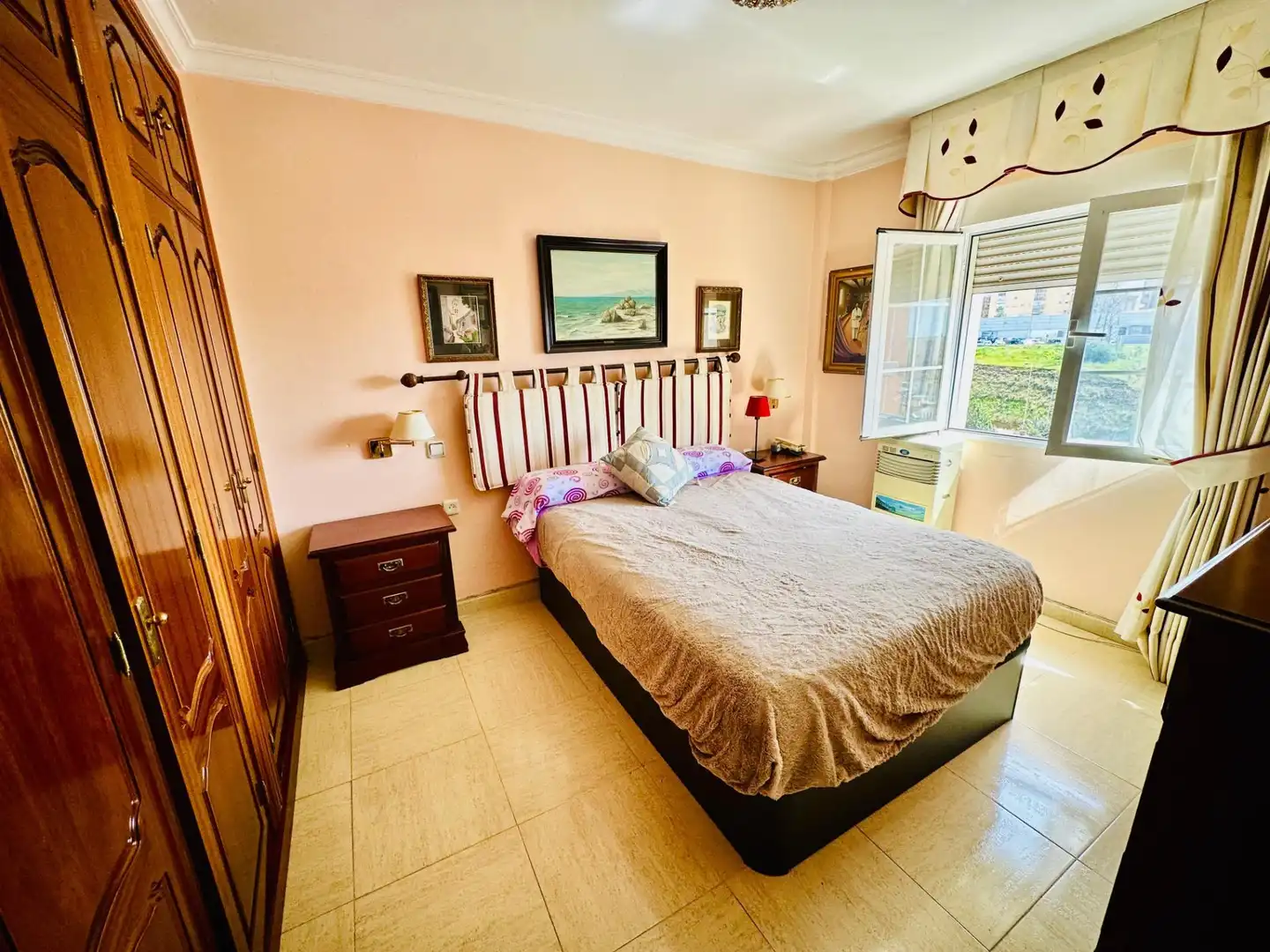 Bedroom of Flat for sale in Málaga  with Air Conditioner