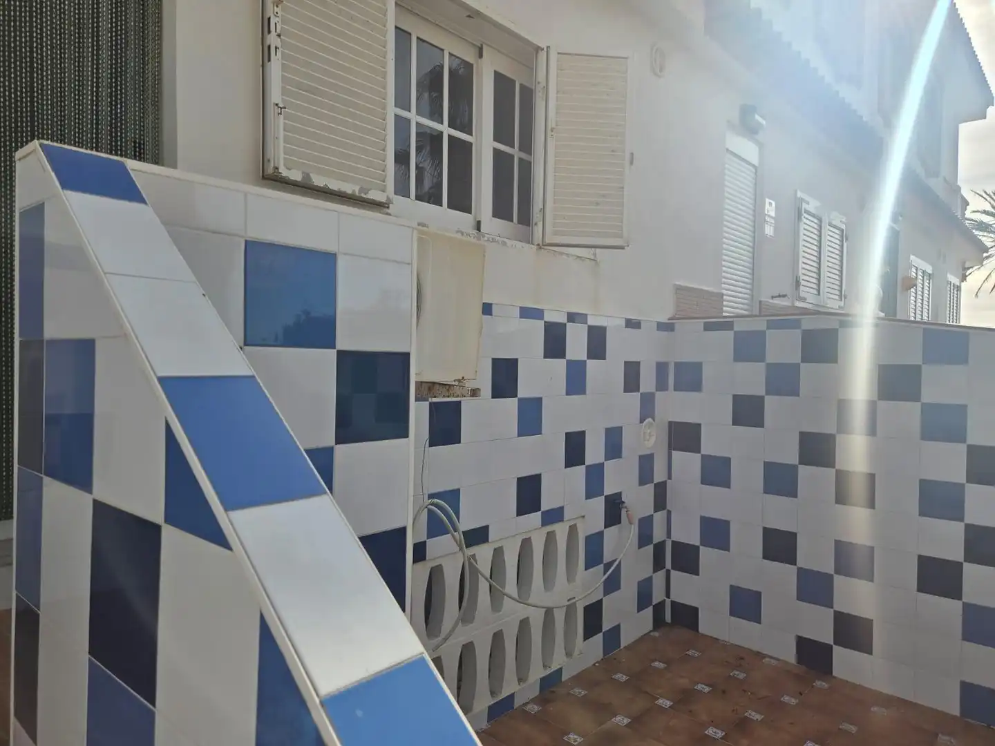 Balcony of Houses for rent in Sueca  with Air Conditioner, Terrace and Furnished