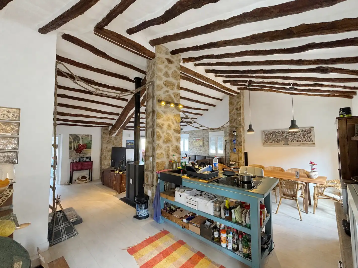 Sala de estar de Casa o chalet en venta en Cehegín con Terraza, Amueblado y Horno