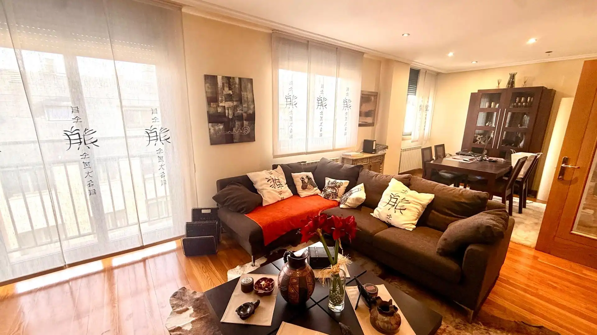 Living room of Duplexes for sale in Ourense Capital   with Heating, Storage room and Furnished