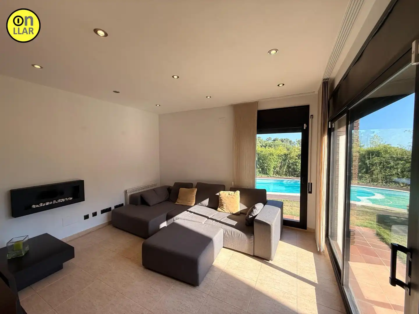 Sala de estar de Casa o chalet en venta en L'Ametlla del Vallès