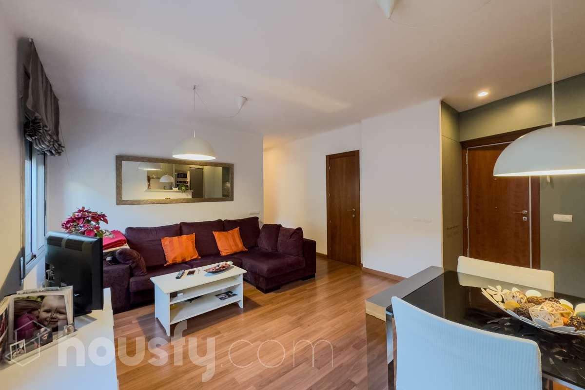 Living room of Flat to rent in L'Hospitalet de Llobregat  with Air Conditioner, Heating and Furnished