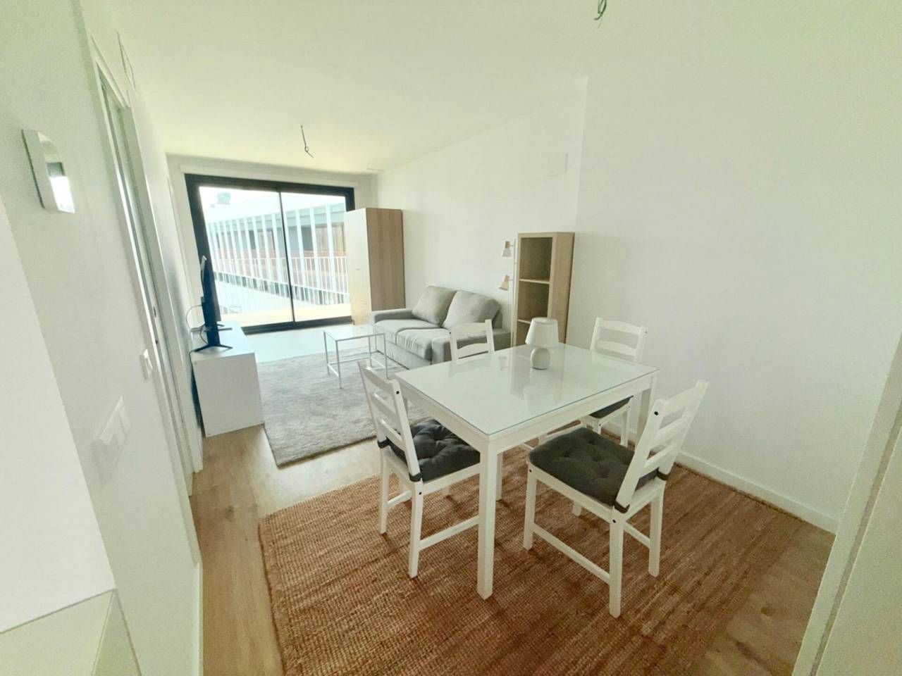 Sala d'estar de Pis en venda en Badalona amb Aire condicionat, Calefacció i Parquet