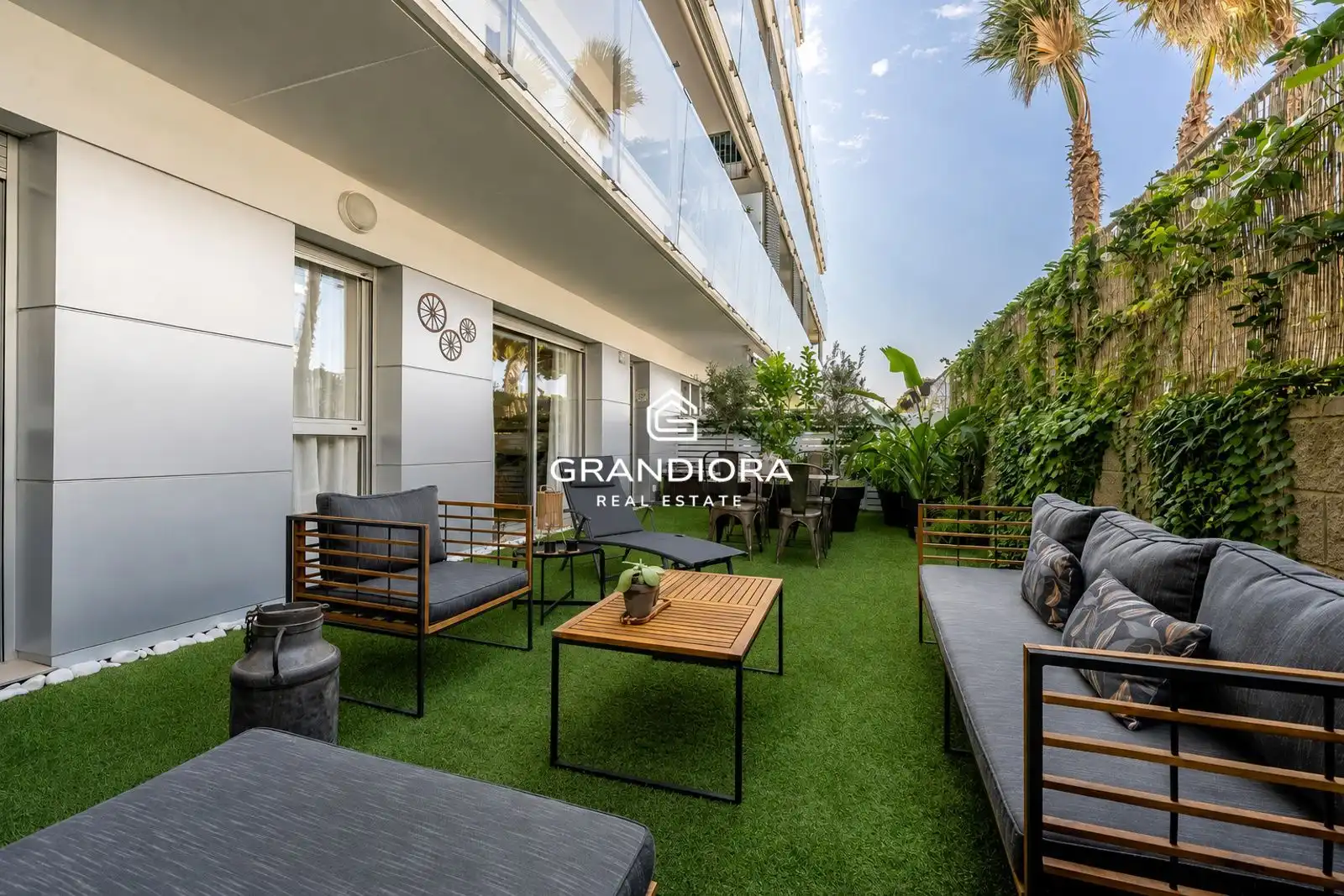 Terrasse von Wohnung zur Miete in Sant Andreu de Llavaneres mit Klimaanlage, Terrasse und Schwimmbad