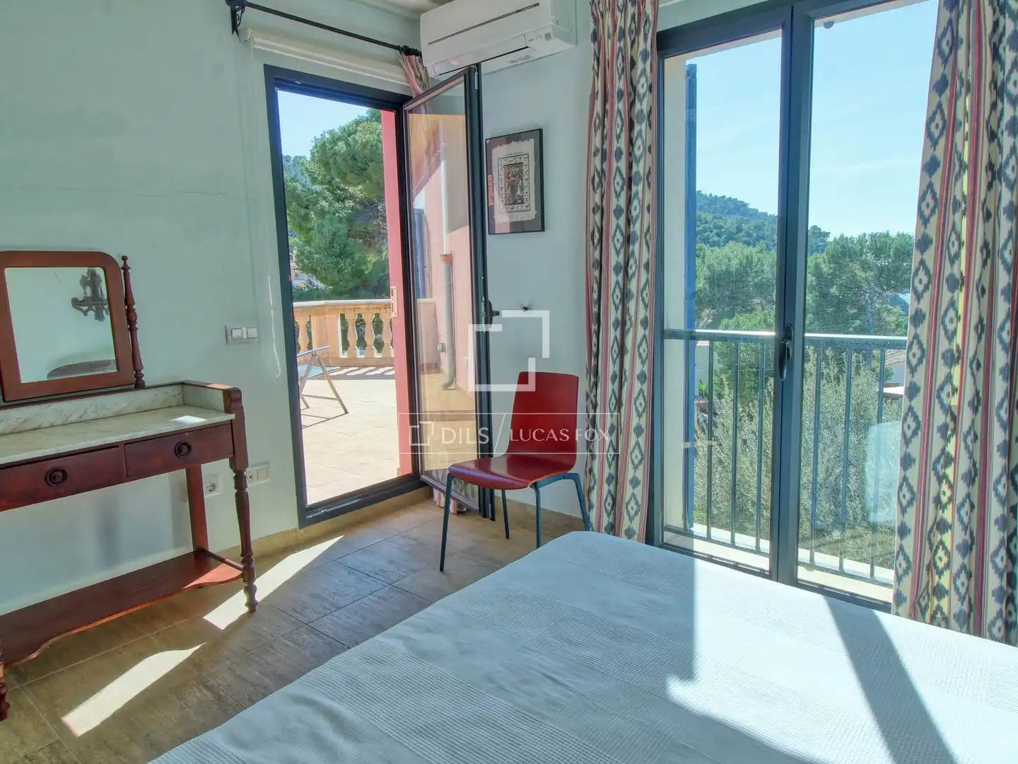Balcony of Country homes for rent in Andratx  with Air Conditioner, Heating and Private garden