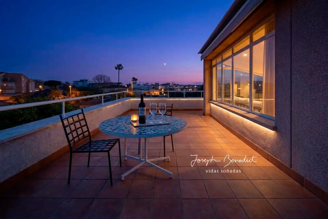 Terraza de Casa o chalet en venta en Castelldefels con Aire acondicionado, Calefacción y Jardín privado