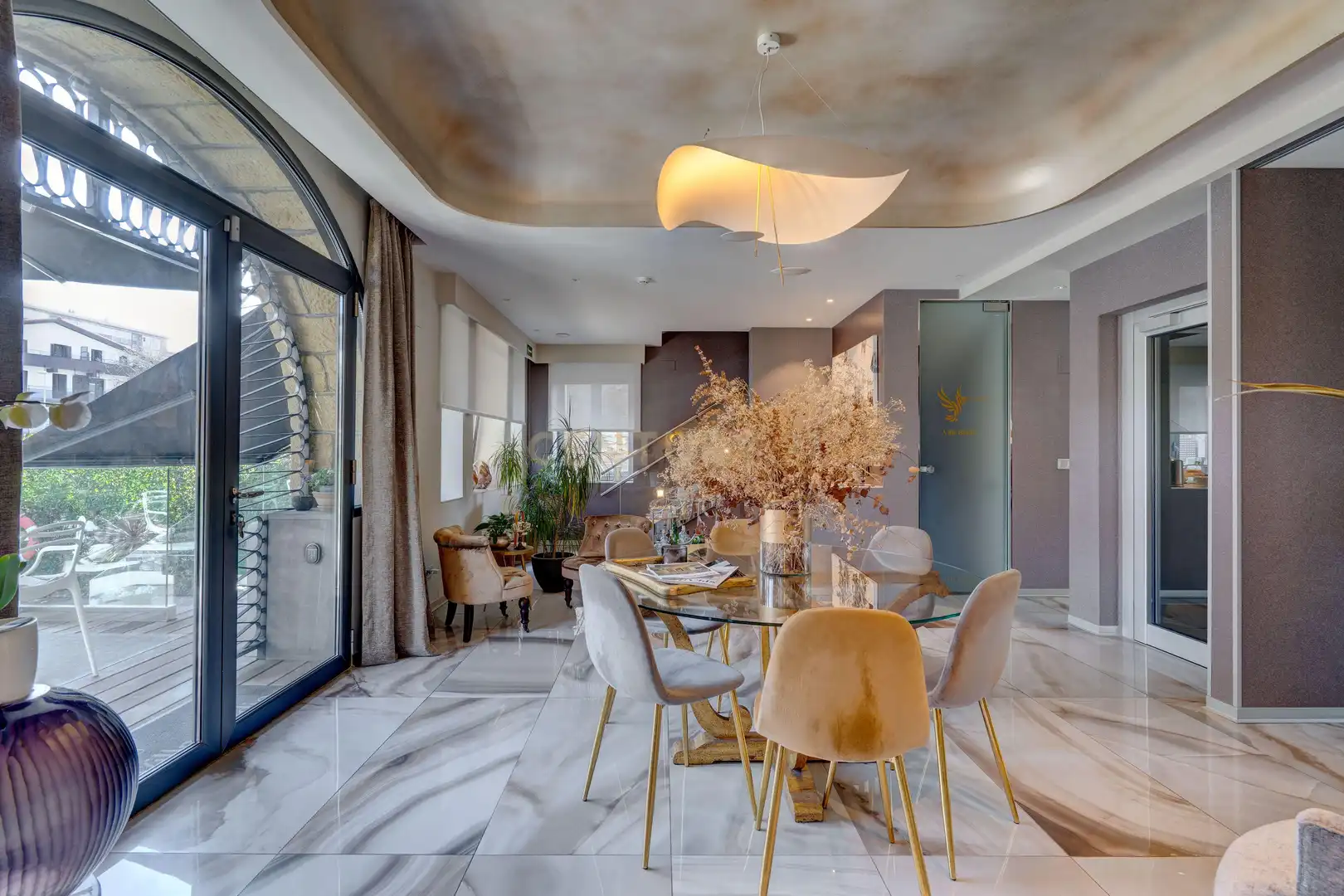 Menjador de Casa o xalet en venda en Donostia - San Sebastián  amb Aire condicionat, Jardí privat i Piscina