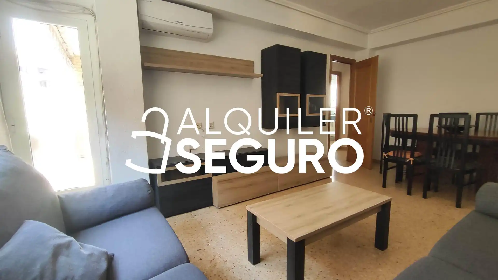 Living room of Flat for rent in Sagunto / Sagunt  with Air Conditioner, Terrace and Furnished