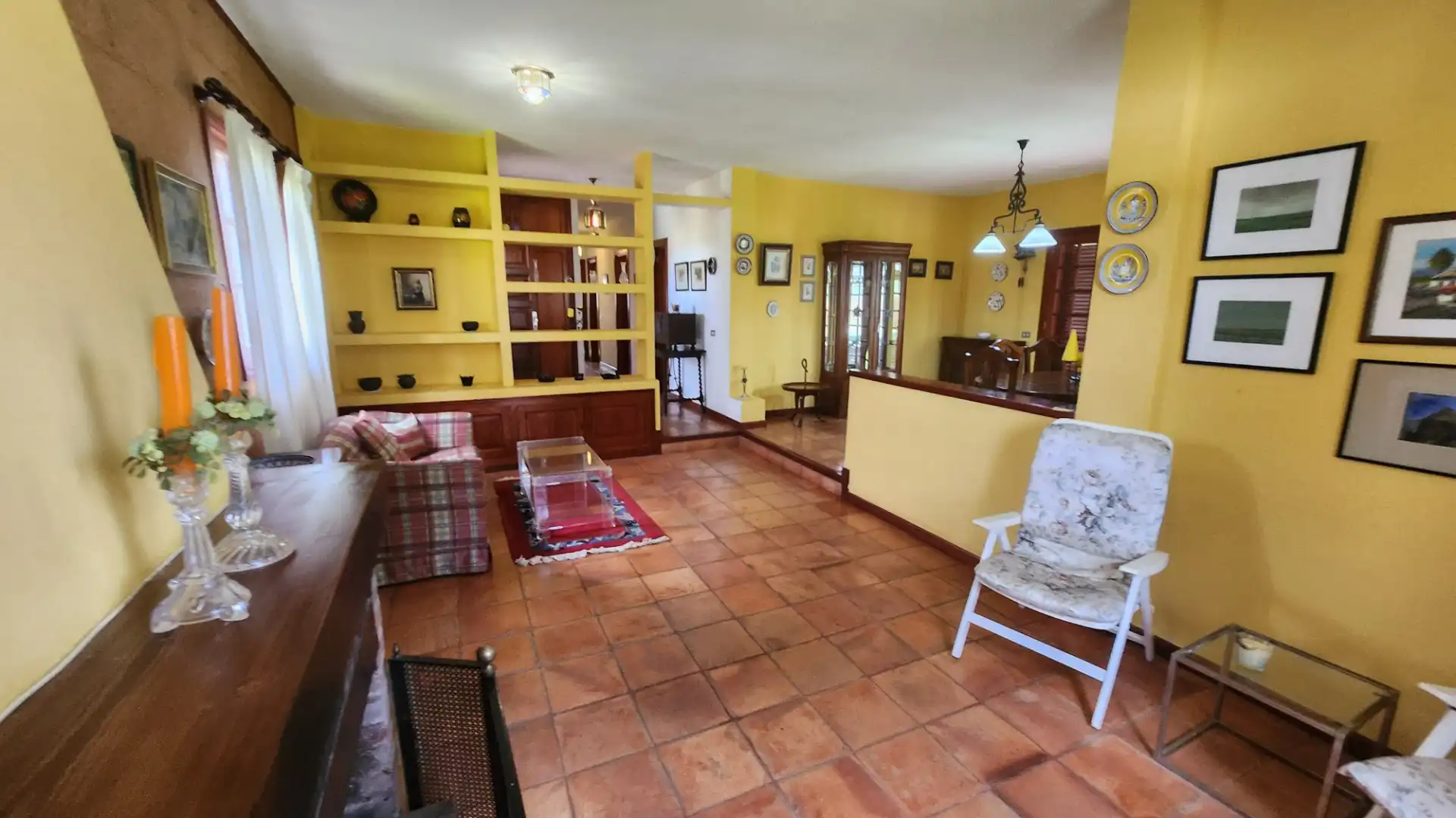 Sala de estar de Casa o chalet en venta en Tacoronte con Jardín privado, Terraza y Amueblado