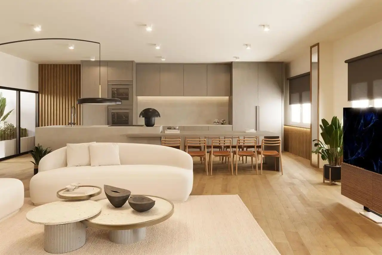 Sala de estar de Apartamento en venta en Águilas con Aire acondicionado, Terraza y Trastero