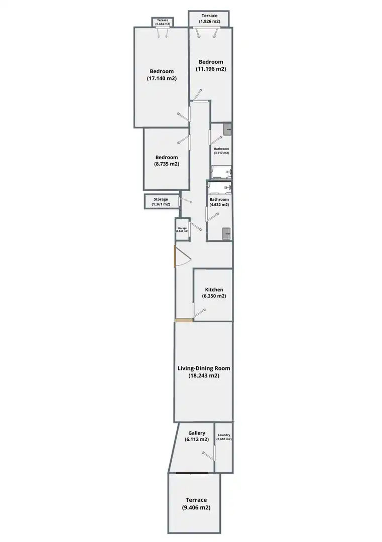 Apartament en venda en Barcelona amb Terrassa i Balcó