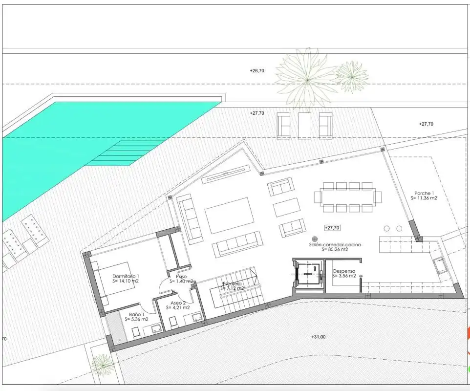 Villa mit Pool zum Verkauf in Maryvilla, imagen 16