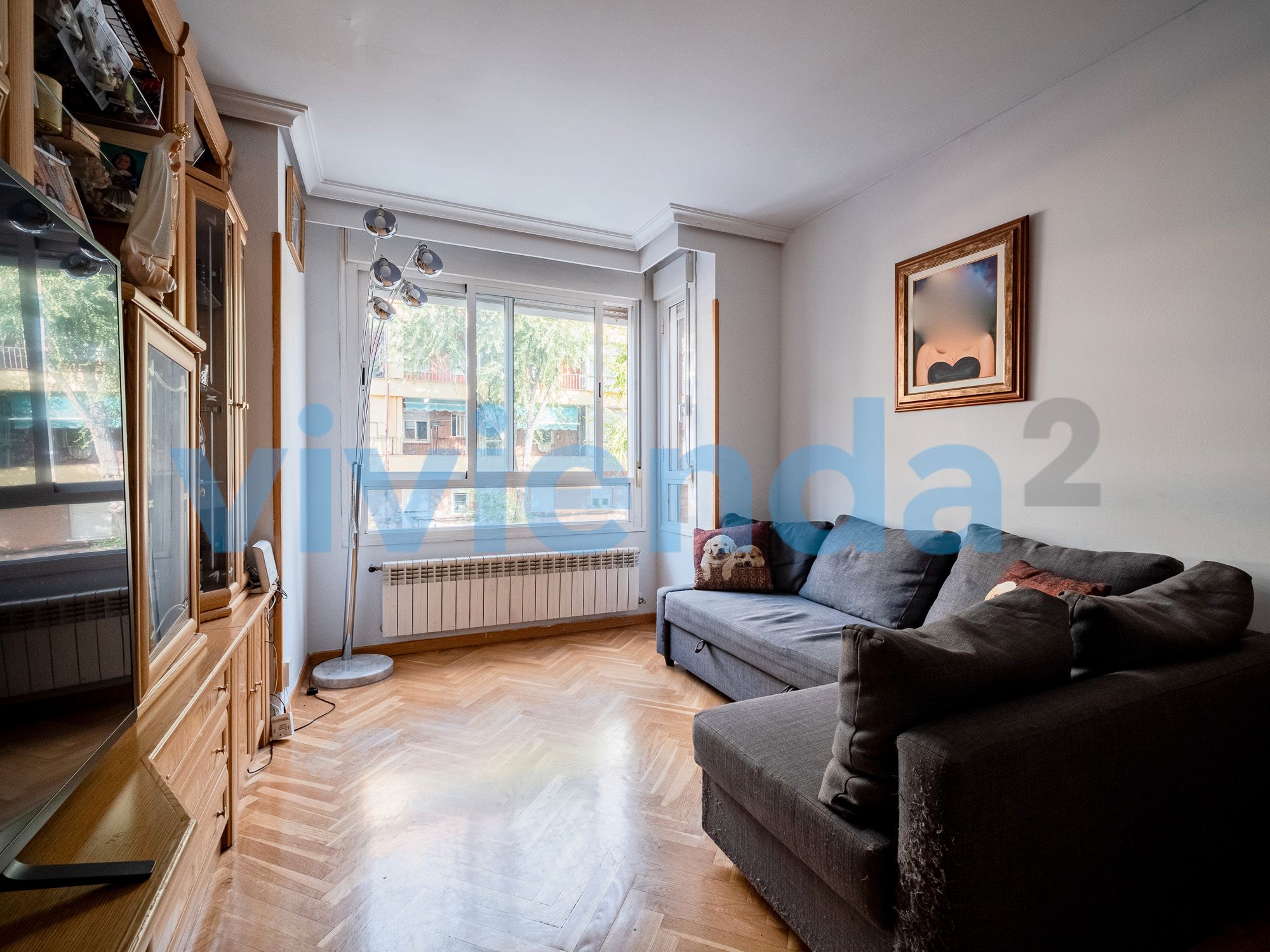 Bedroom of Flat for sale in  Madrid Capital  with Air Conditioner, Heating and Terrace