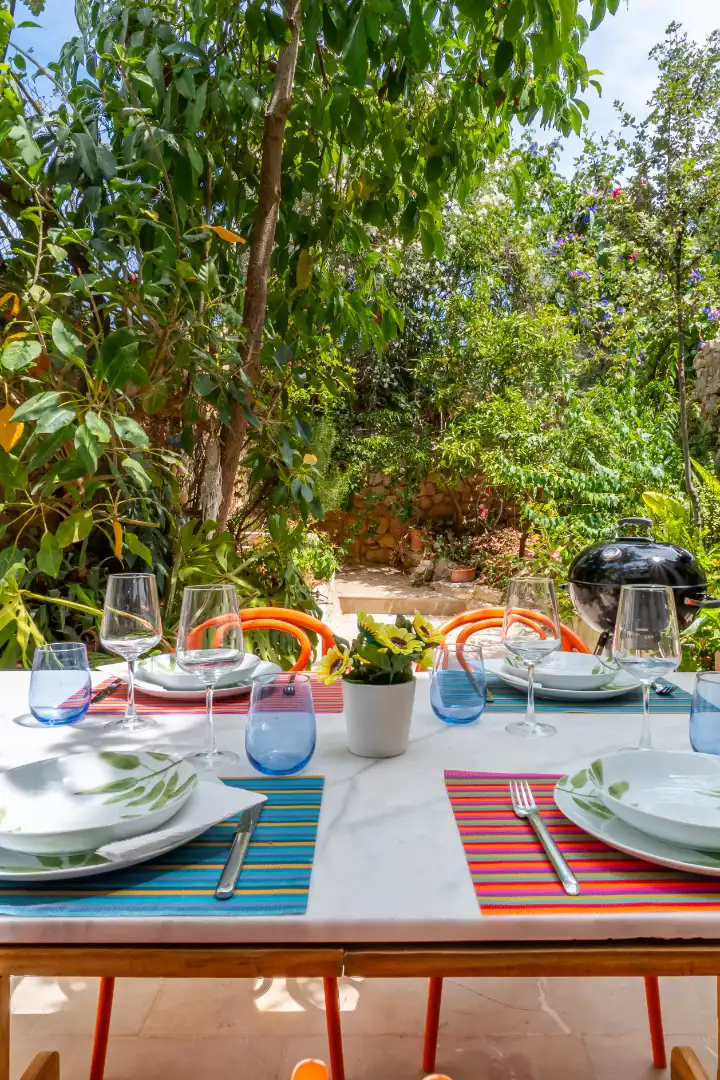 Garten von Einfamilien-Reihenhaus zur Miete in Artà mit Klimaanlage, Heizung und Terrasse