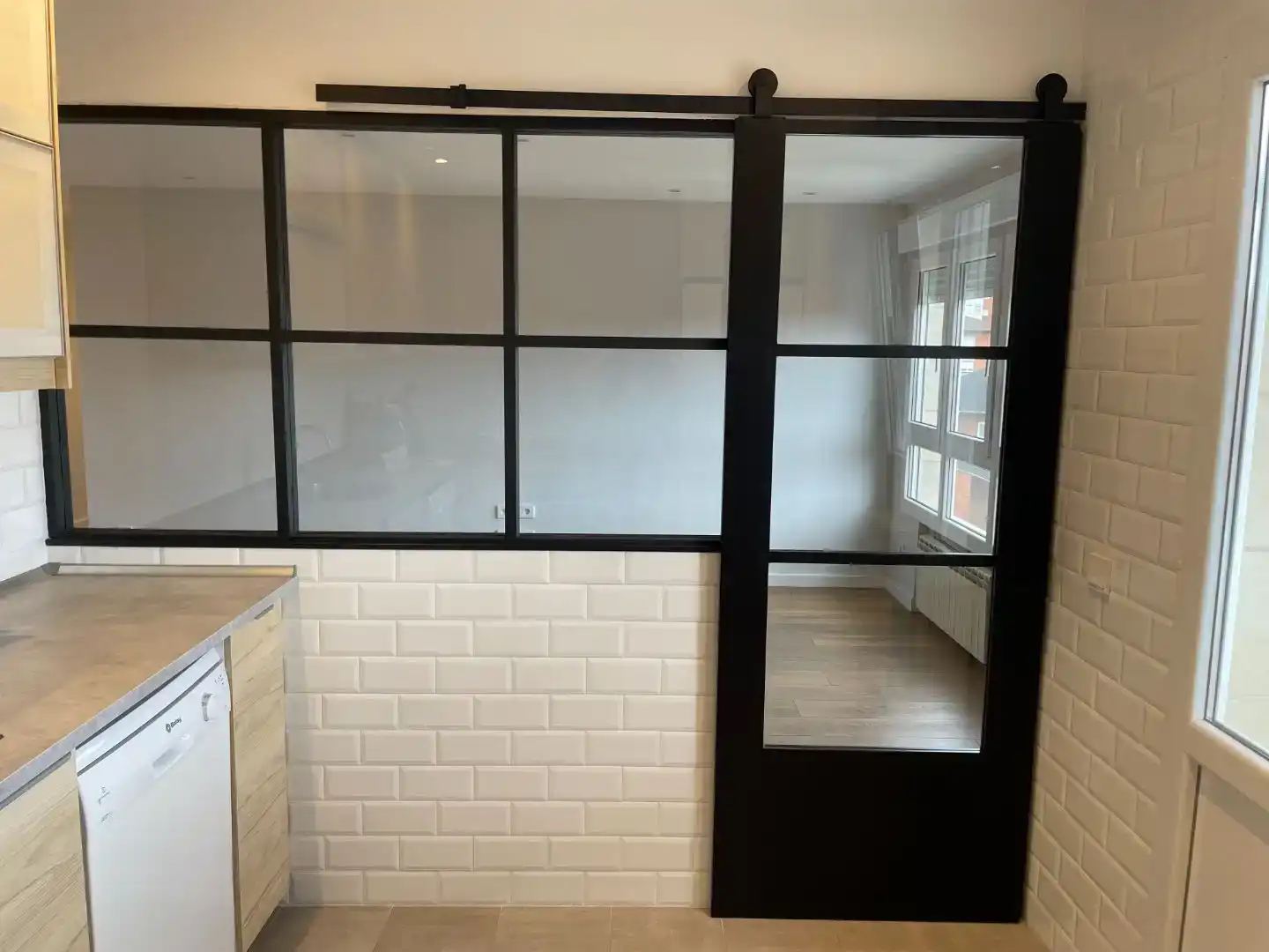 Kitchen of Flat for rent in Gijón   with Terrace and Balcony