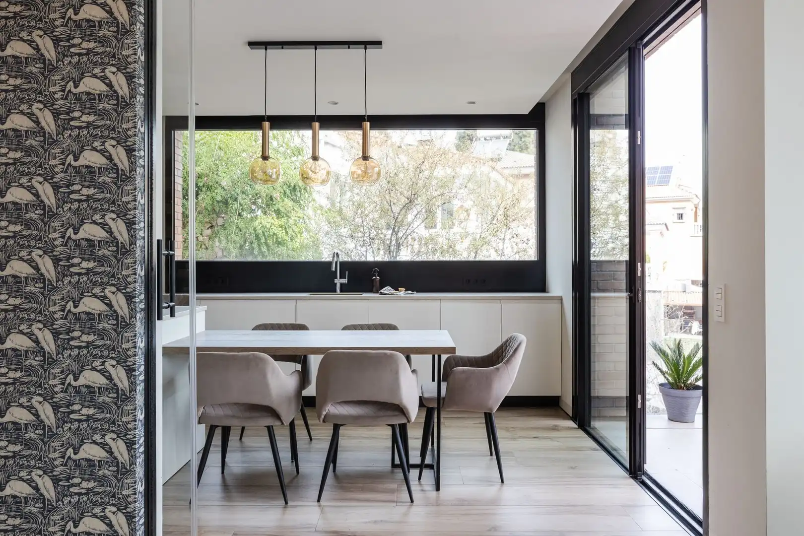 Menjador de Casa o xalet en venda en Málaga Capital amb Terrassa