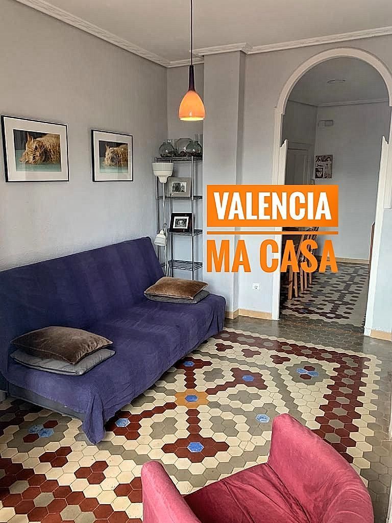 Living room of Flat to rent in  Valencia Capital  with Air Conditioner, Heating and Terrace