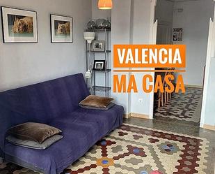 Living room of Flat to rent in  Valencia Capital  with Air Conditioner and Terrace