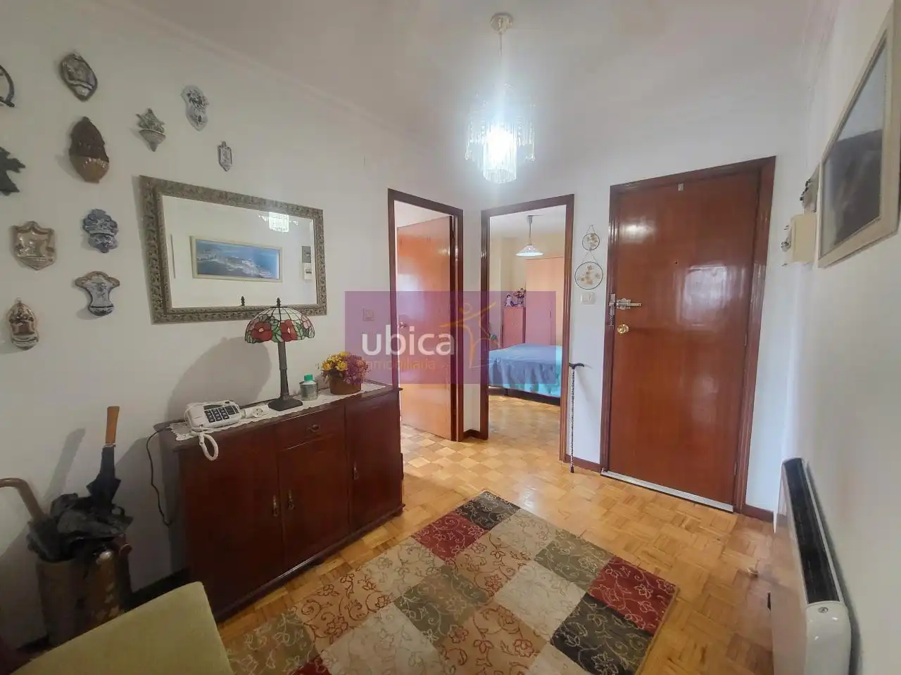 Bedroom of Flat for sale in Vigo   with Heating, Parquet flooring and Terrace