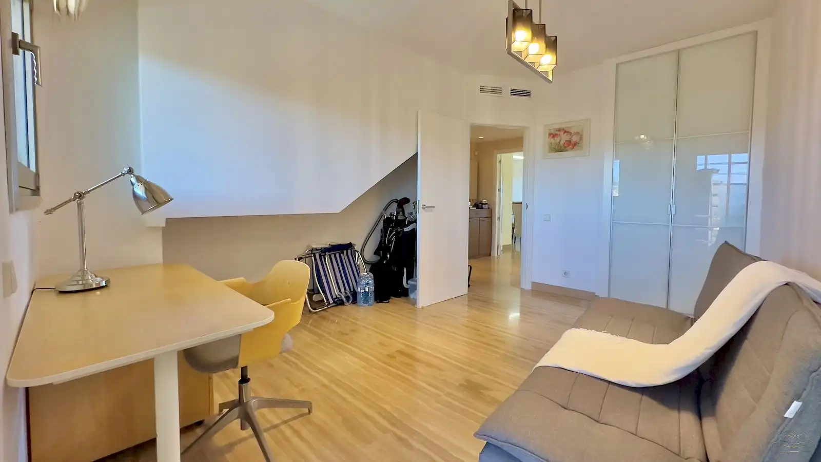 Sala d'estar de Apartament en venda en Jávea / Xàbia amb Aire condicionat, Calefacció i Jardí privat