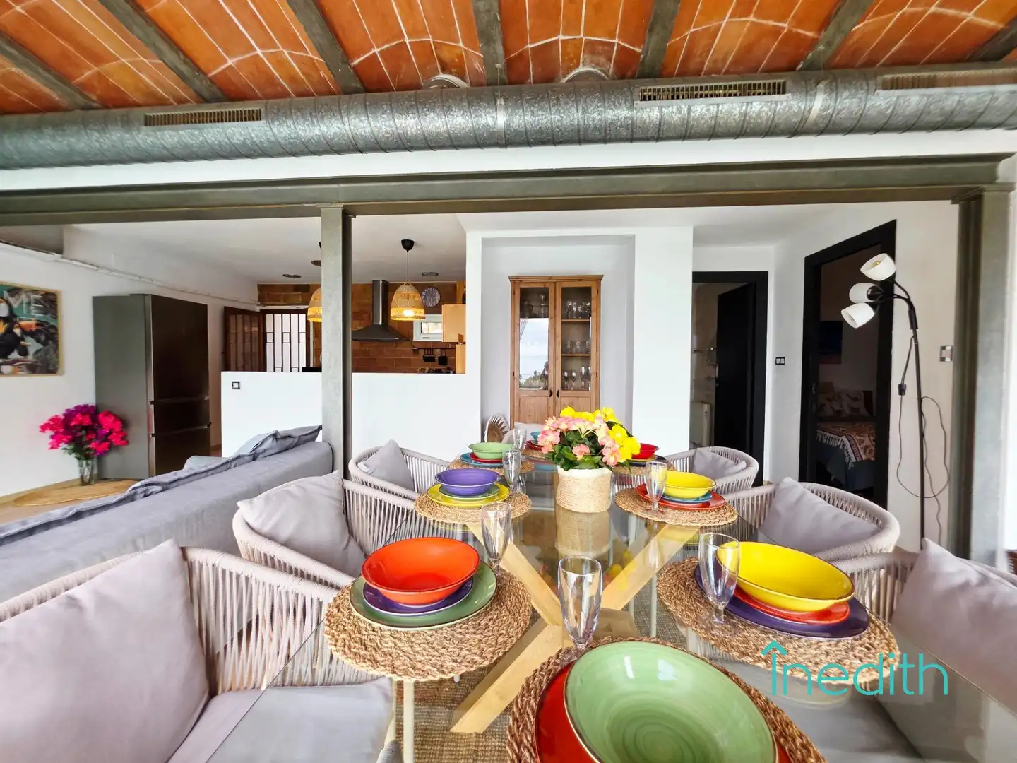 Dining room of Houses for sale in Castelldefels  with Air Conditioner, Heating and Private garden