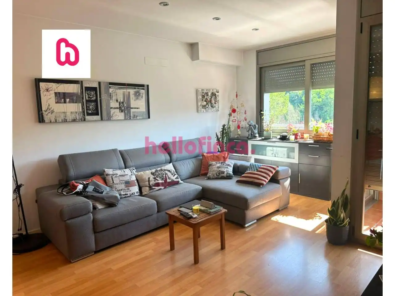 Sala de estar de Dúplex en venta en Sant Joan de Vilatorrada con Aire acondicionado, Calefacción y Parquet