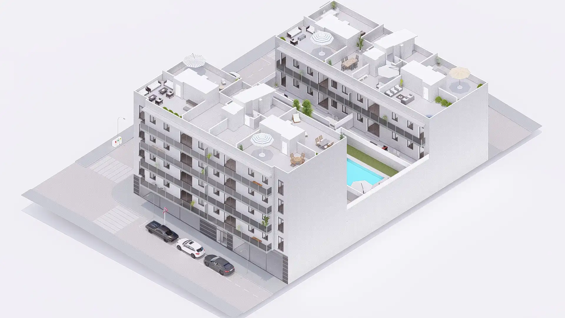 Vista exterior de Dúplex en venda en Montcada i Reixac amb Aire condicionat, Calefacció i Terrassa