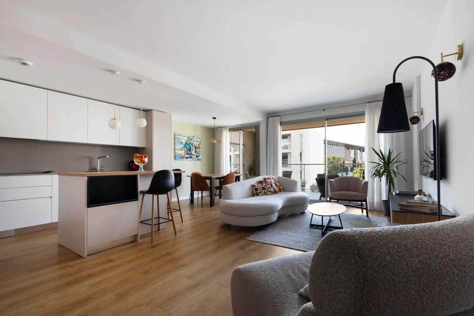 Sala d'estar de Pis en venda en  Palma de Mallorca amb Aire condicionat, Calefacció i Parquet