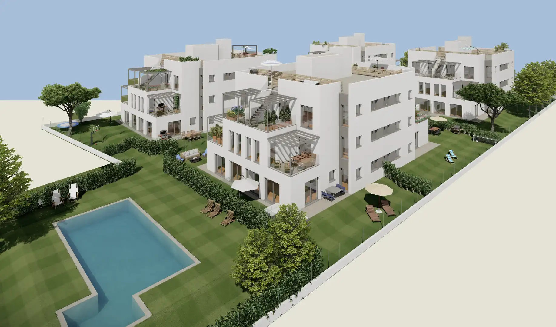 Garten von Wohnung zum Verkauf in Castell d'Aro, Platja d'Aro i s'Agaró mit Klimaanlage, Heizung und Privatgarten