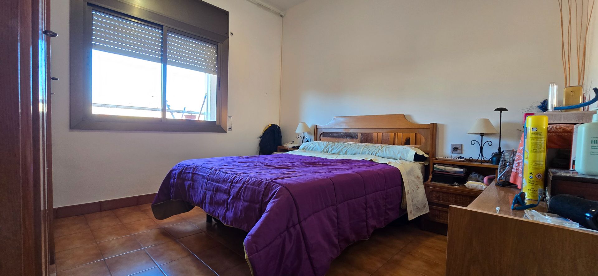 Bedroom of Flat for sale in Badalona  with Furnished, Oven and Balcony