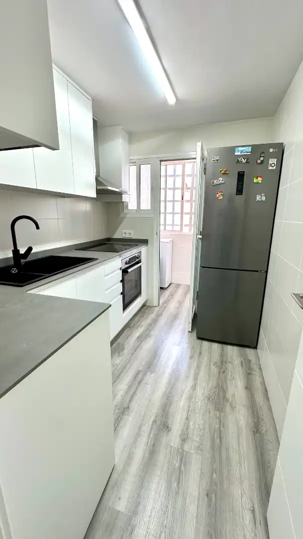 Kitchen of Attic for sale in Badalona  with Air Conditioner, Heating and Parquet flooring
