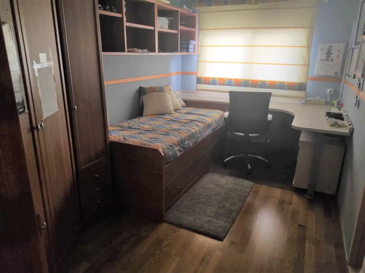 Schlafzimmer von Wohnung zur Miete in Albacete mit Klimaanlage, Heizung und Parkett