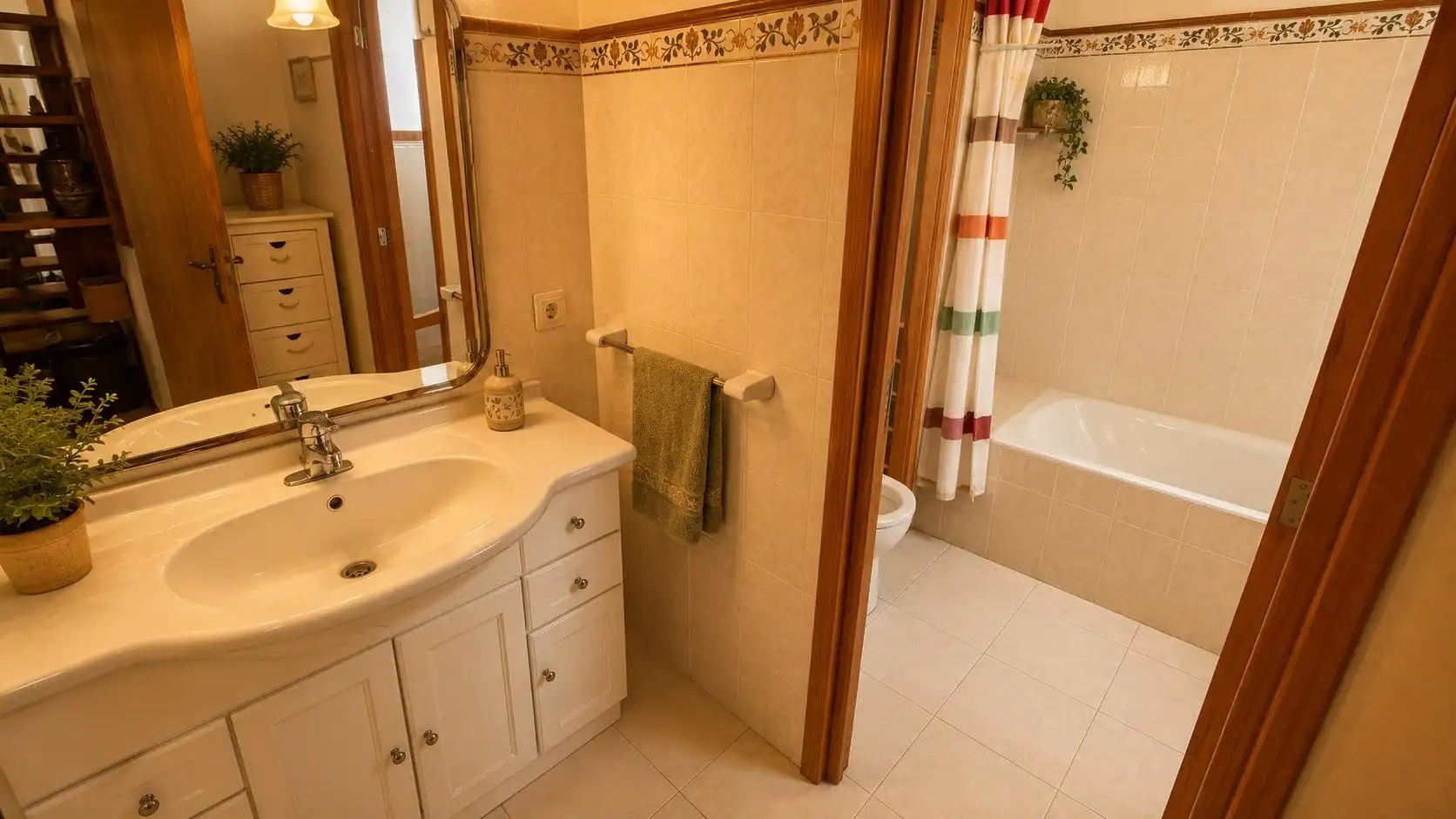 Bathroom of Houses for sale in Selva  with Air Conditioner, Private garden and Terrace